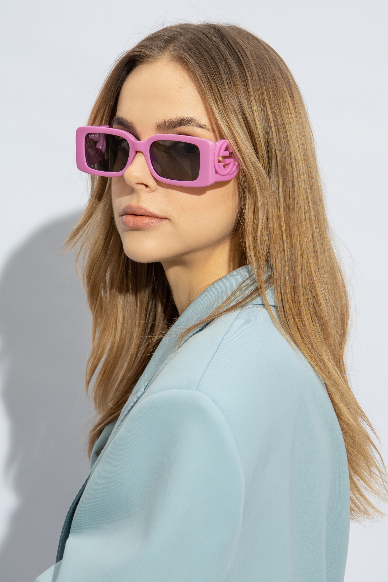 Pink sunglasses gucci hotsell